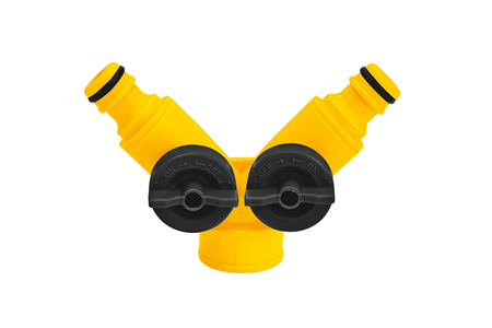 Dmax Çift Çıkışlı Ve Vanalı Musluk Adaptörü 1/2-3/4 DMX4279