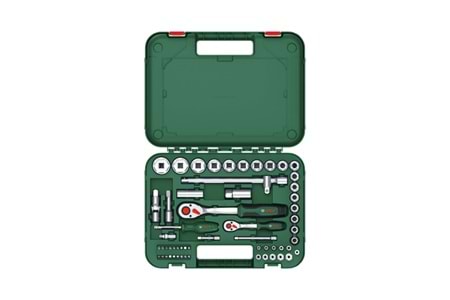 Bosch 1/4 + 1/2 Cırcırlı Somun Sıkma Seti 56 Parça (1600A02Z9G)