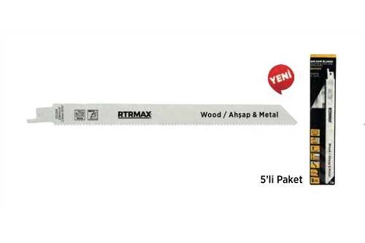 RH17664 Ahşap-Metal Tilki Kuyruğu 5li RTRMAX