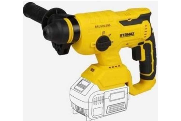 RTX2095B Akülü Elektropnömatik Kırıcı Delici 18V, 2.2 J (Kömürsüz) 