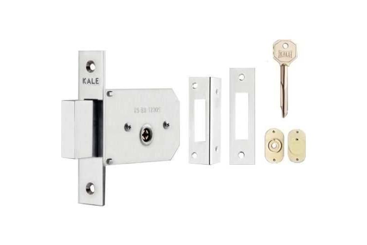 Kale Kilit 156 F - Kasa Prazis Silindirli Kilit 3 Anahtarlı Nikel 45 mm