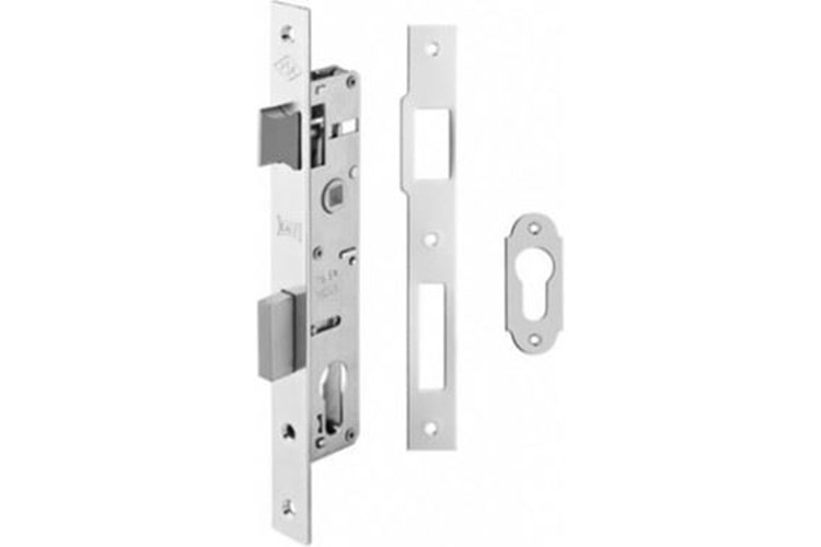 Kale Kilit 153U - Standart Silindirli Kilit Dar Tip Barelsiz Nikel 30 MM