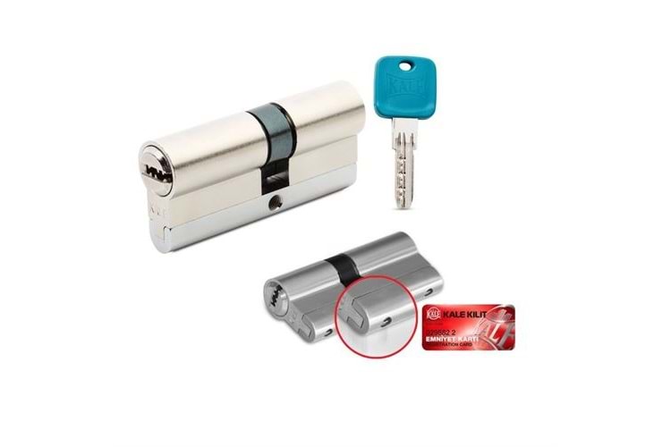 Kale 164YGS Yüksek Güvenlik Sistem Silindir Emniyet Kartlı Nikel 68 mm