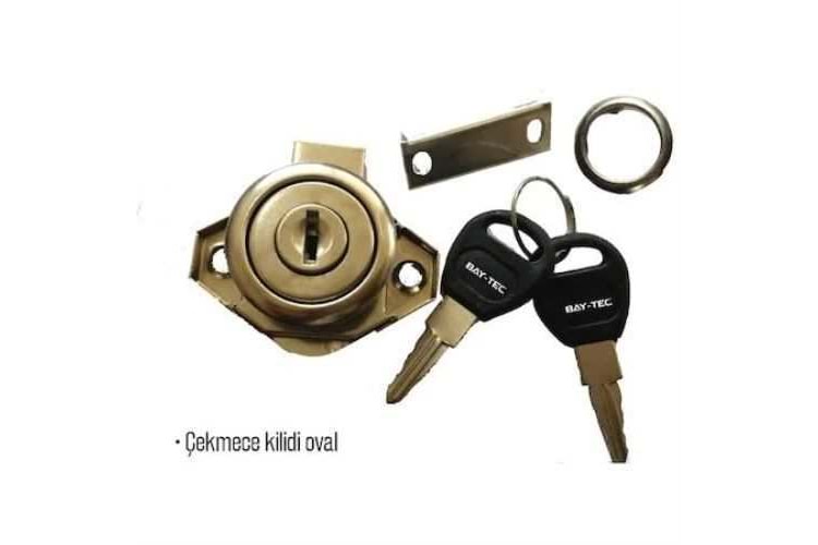 Çekmece Kilidi Oval