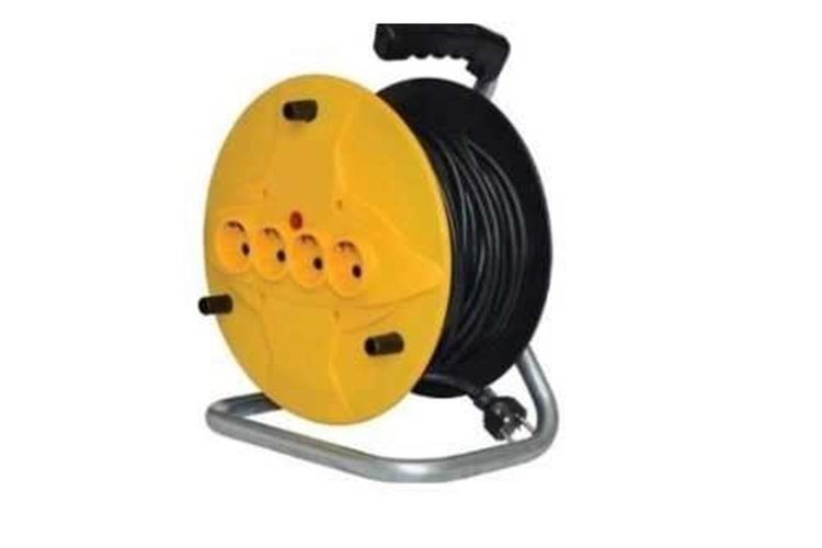 Seyyar Makaralı Uzatma Kablosu 3 X 1,5 20 Metre