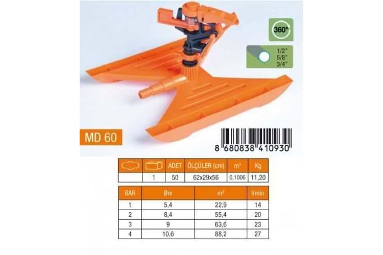 Medalyan Açı Ayarlı Sprink Sehpalı MD60