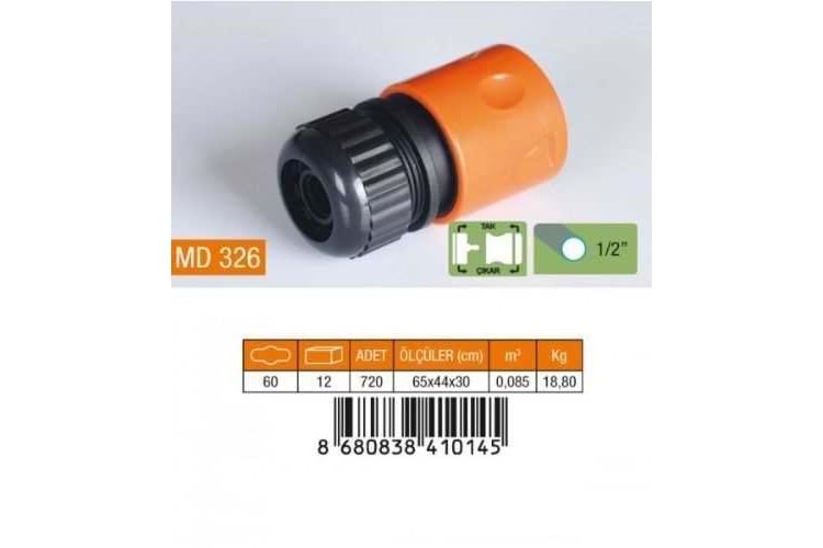 Medalyan Otomatik Hortum Bağlantısı 1/2