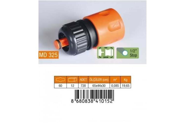 Medalyan Otomatik Hortum Bağlantısı 1/2