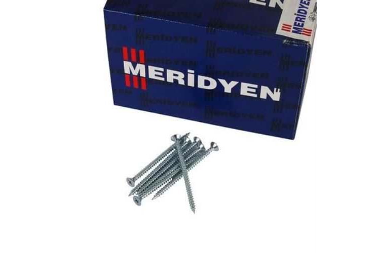 Meridyen Arkalık Vidası 3,5x25 MM 1000 Adet