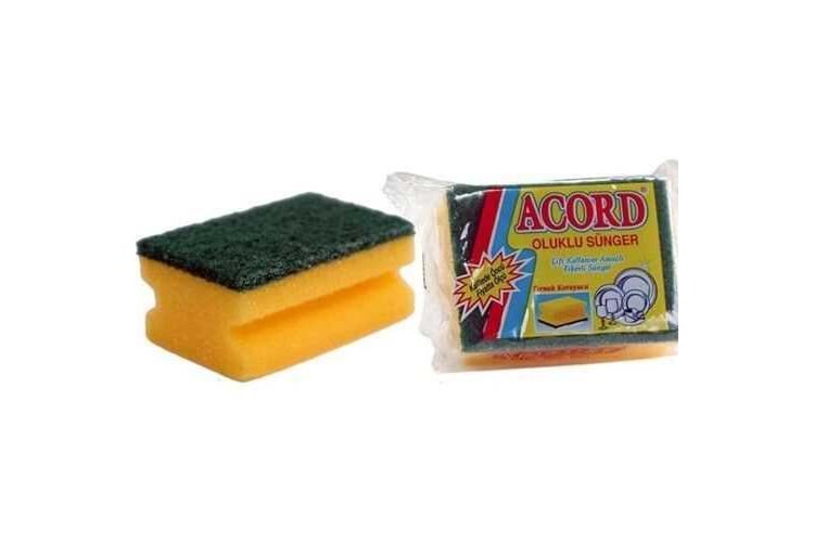 Acord Oluklu Sünger Tekli