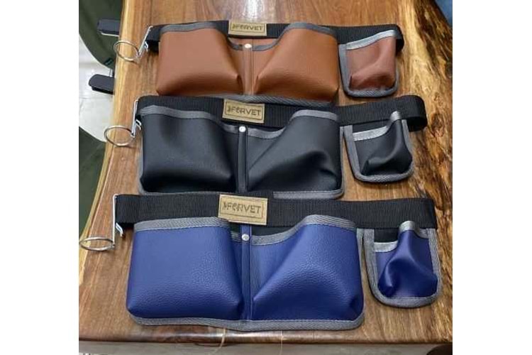 Forvet Deri Çivi Önlüğü Palaskalı 3 Cepli