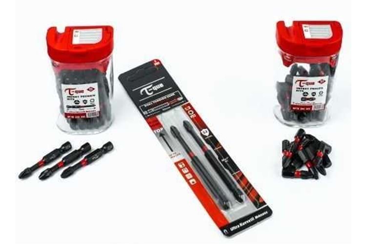 T-que Impact Pozidriv Bits Uç PZ 2 x 25