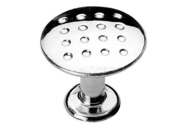 Noktalı Düğme Krom