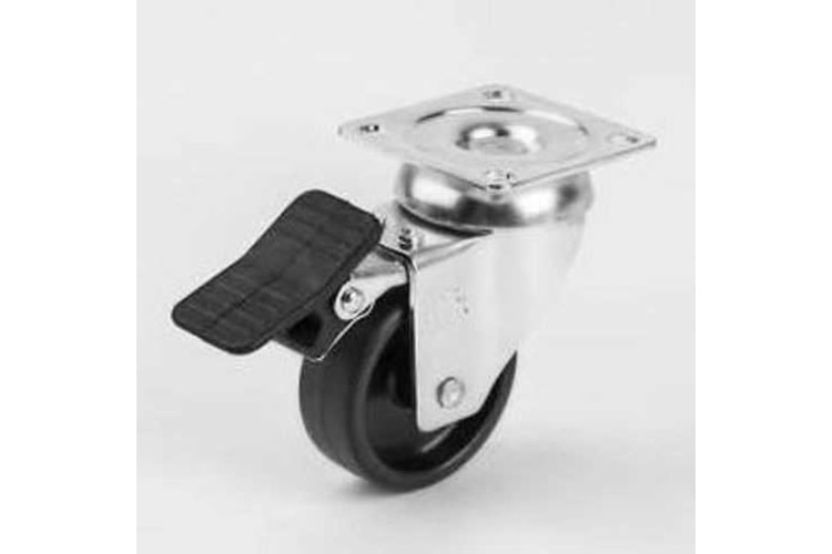 50x20 Furç Tablalı Siyah Teker Frenli