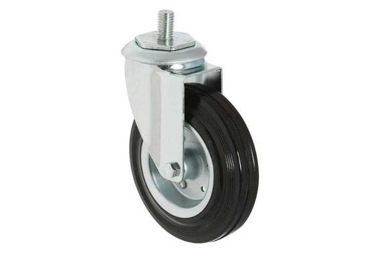 50x20 Furç Siyah Teker Civatalı