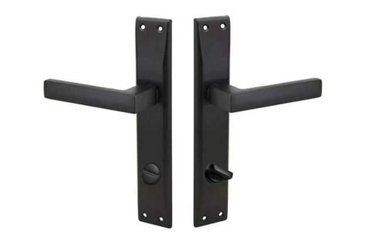 Kapı Kolu ( Damla ) Mat Siyah Wc