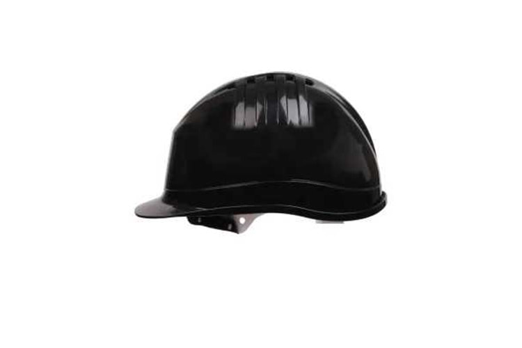 Şapkalı Baret Siyah