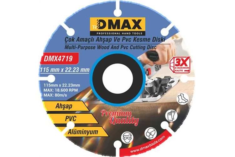 Dmax Ahşap Ve Pvc Kesici DMX4719