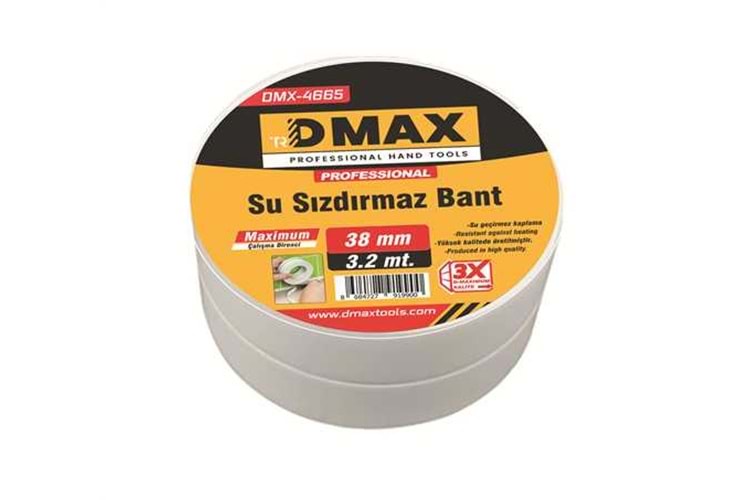 Dmax Su Sızdırmaz Bant 38 mmx3.2 mt DMX4665
