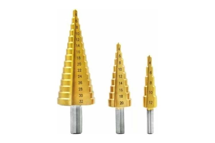 Dmax Kademeli Matkap Ucu Seti 3 Parça DMX2291