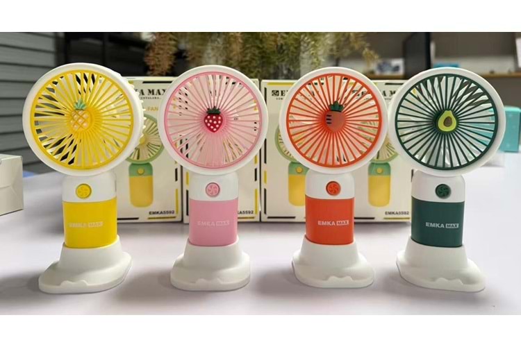 Emka 5592 Meyve Emojili Mini Pervane