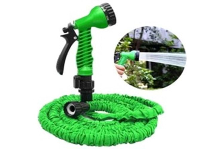 Emka 5464 Teleskopik Bahçe Sulama Hortum Seti 10 Mt