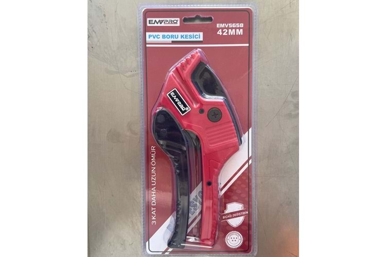Emka 5658 Kırılmaz Prof. Pvc Kesme Makası 42 mm
