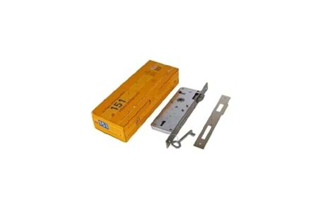 Kale Kilit 151R 40 mm Ekstra Gömme Kapı Kilidi Tek Anahtarlı Oval Nikel