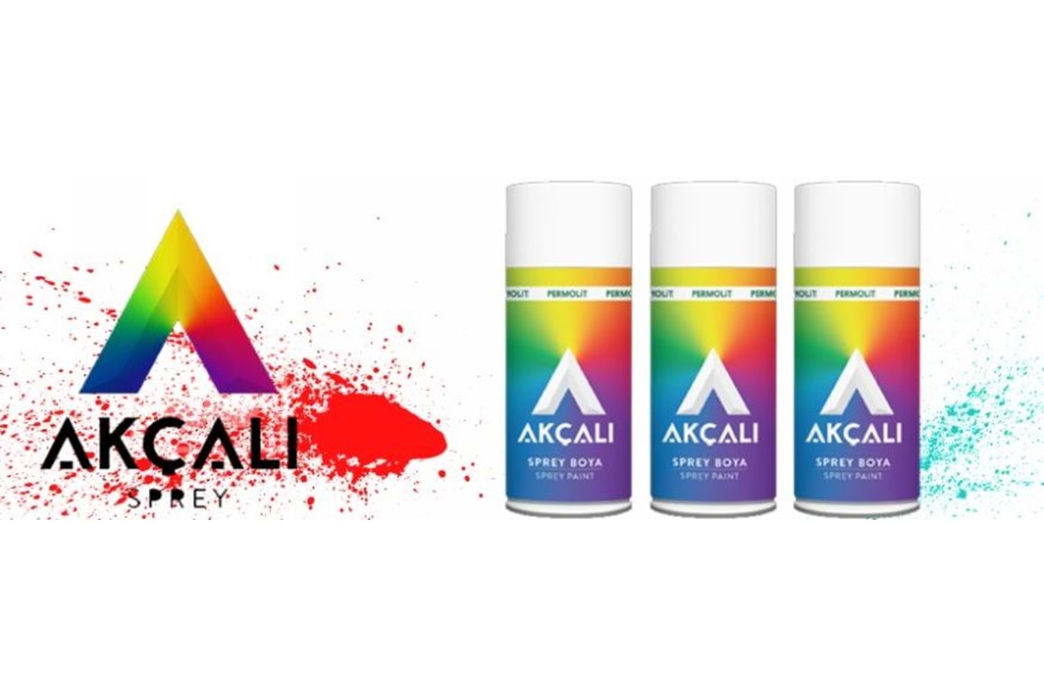 Akçalı Sprey Boya 400 ML Parlak Vernik 000
