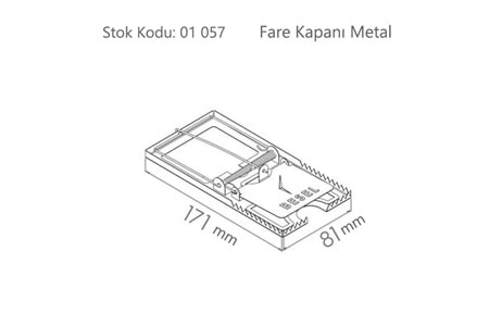 Fare Kapanı Metal ( BA500 )
