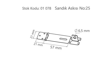 Sandık Askısı No:25 ( BA10025 )