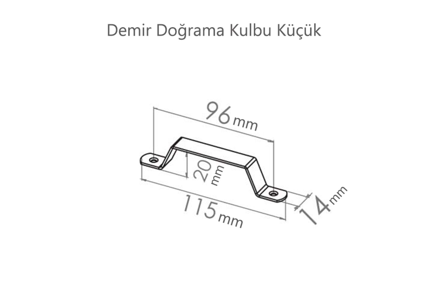 Demir Doğrama Kulbu Küçük Beyaz ( BA550 )