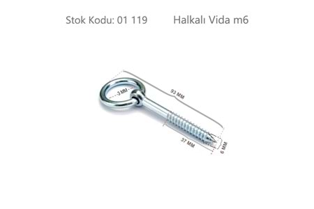 Halkalı Vida m6 ( BA916 )