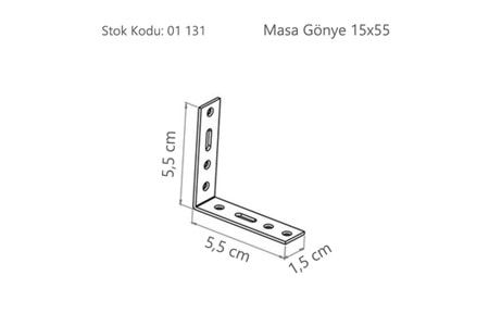 Masa Gönye 15x55 ( BA1555 )