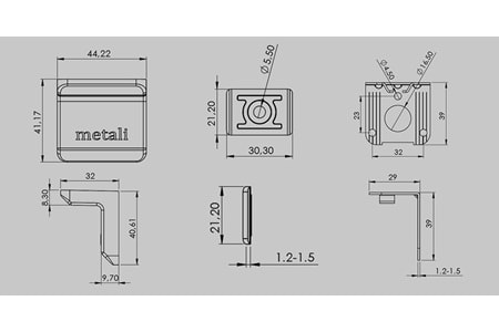 Dolap Askı Elemanı 1,20 MM