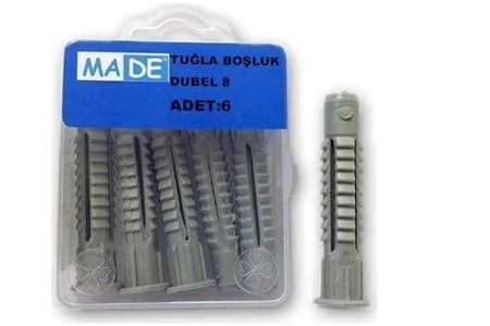 Made Stand ST-07 Tuğla Boşluk Dübel 8 MM ( 6 lı )