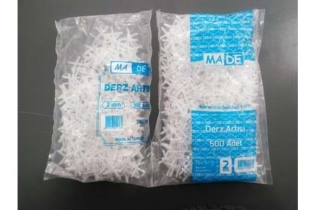 Düz Derz Artısı 2 mm ( 500 lü )