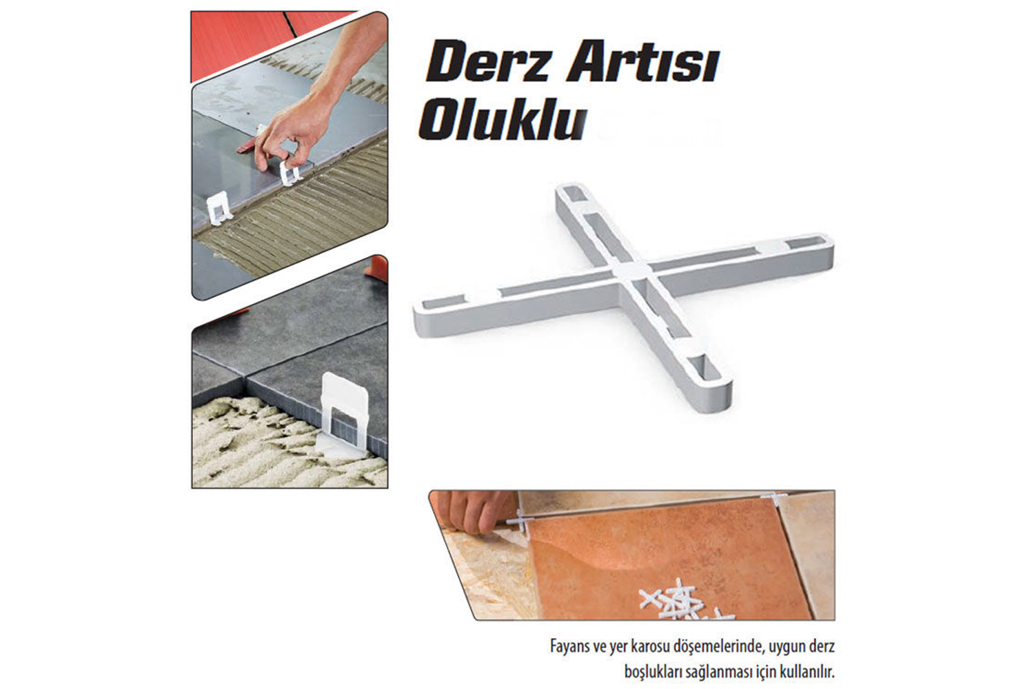 Oluklu Derz Artısı 4 mm ( 500 lü )