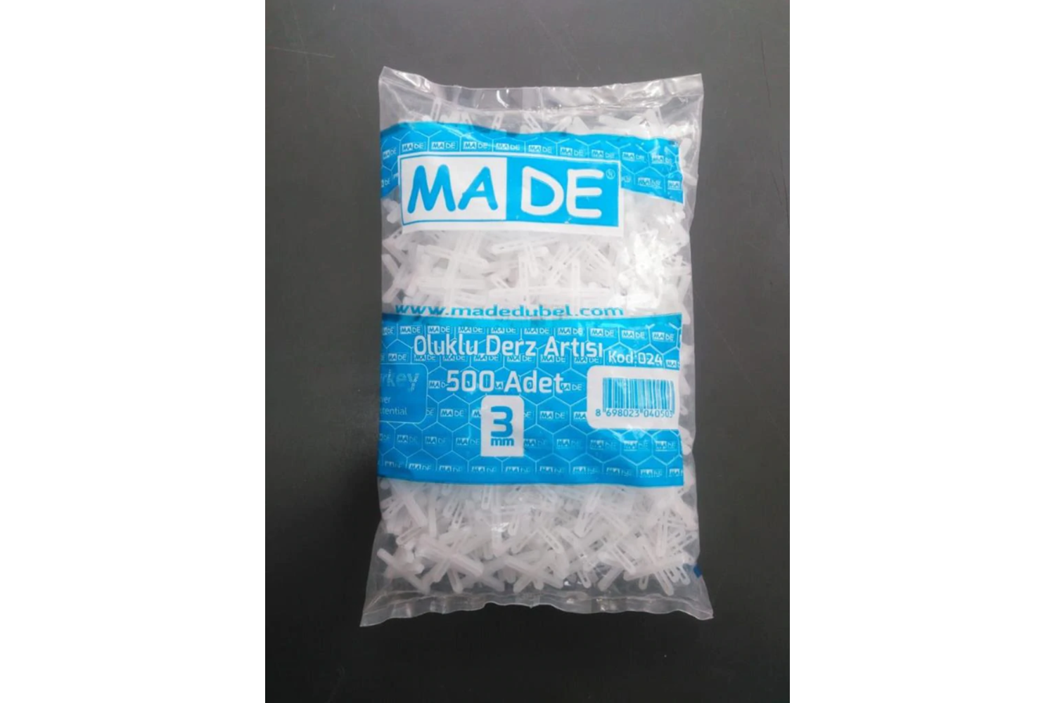 Oluklu Derz Artısı 4 mm ( 500 lü )