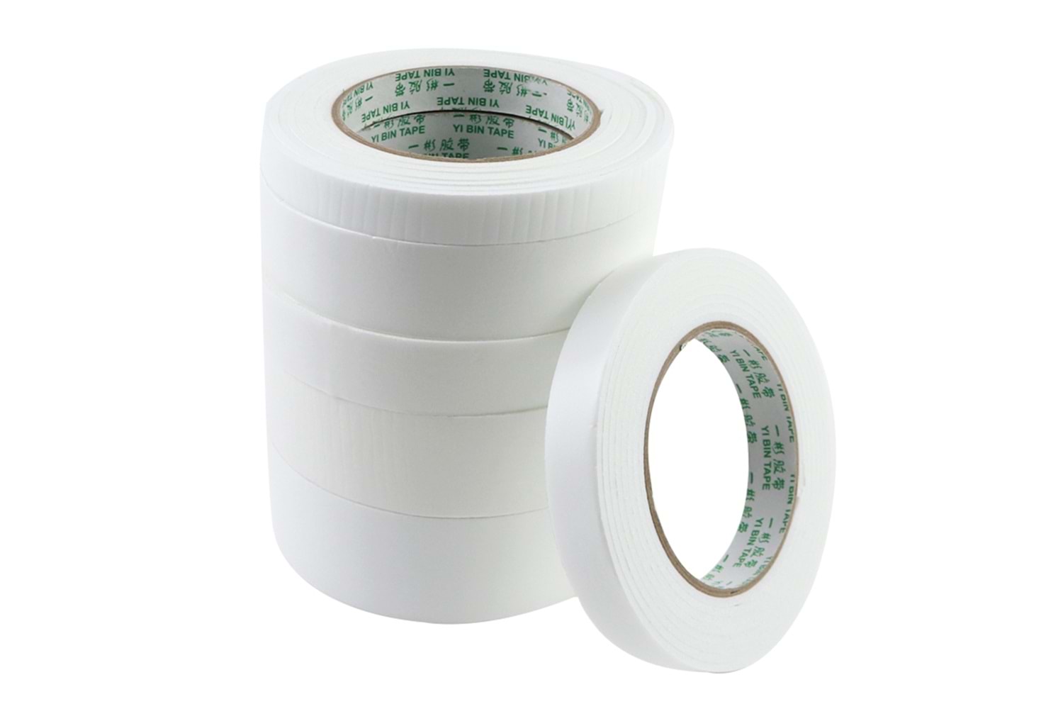 Çift Taraflı Beyaz Köpük Bant 18 MM x 2 MT