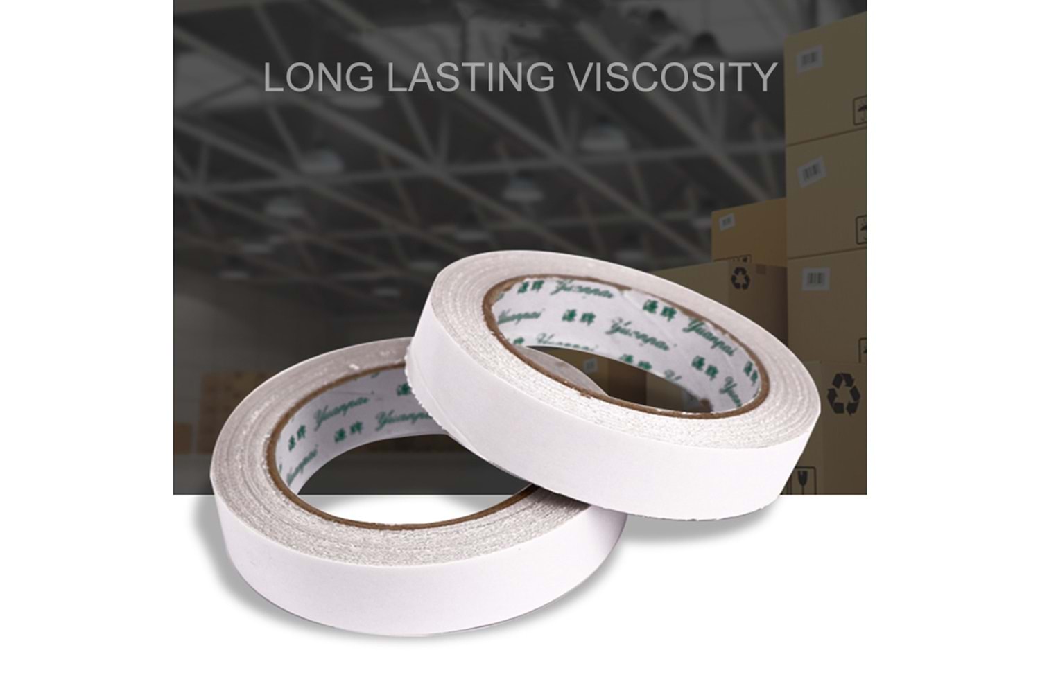 Çift Taraflı Beyaz Köpük Bant 18 MM x 2 MT