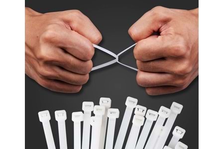 Cırt Kelepçe 3,6 x 200 MM Beyaz ( 100 Adet )