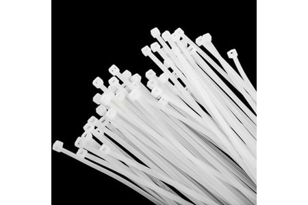 Cırt Kelepçe 4,8 x 250 MM Beyaz ( 100 Adet )