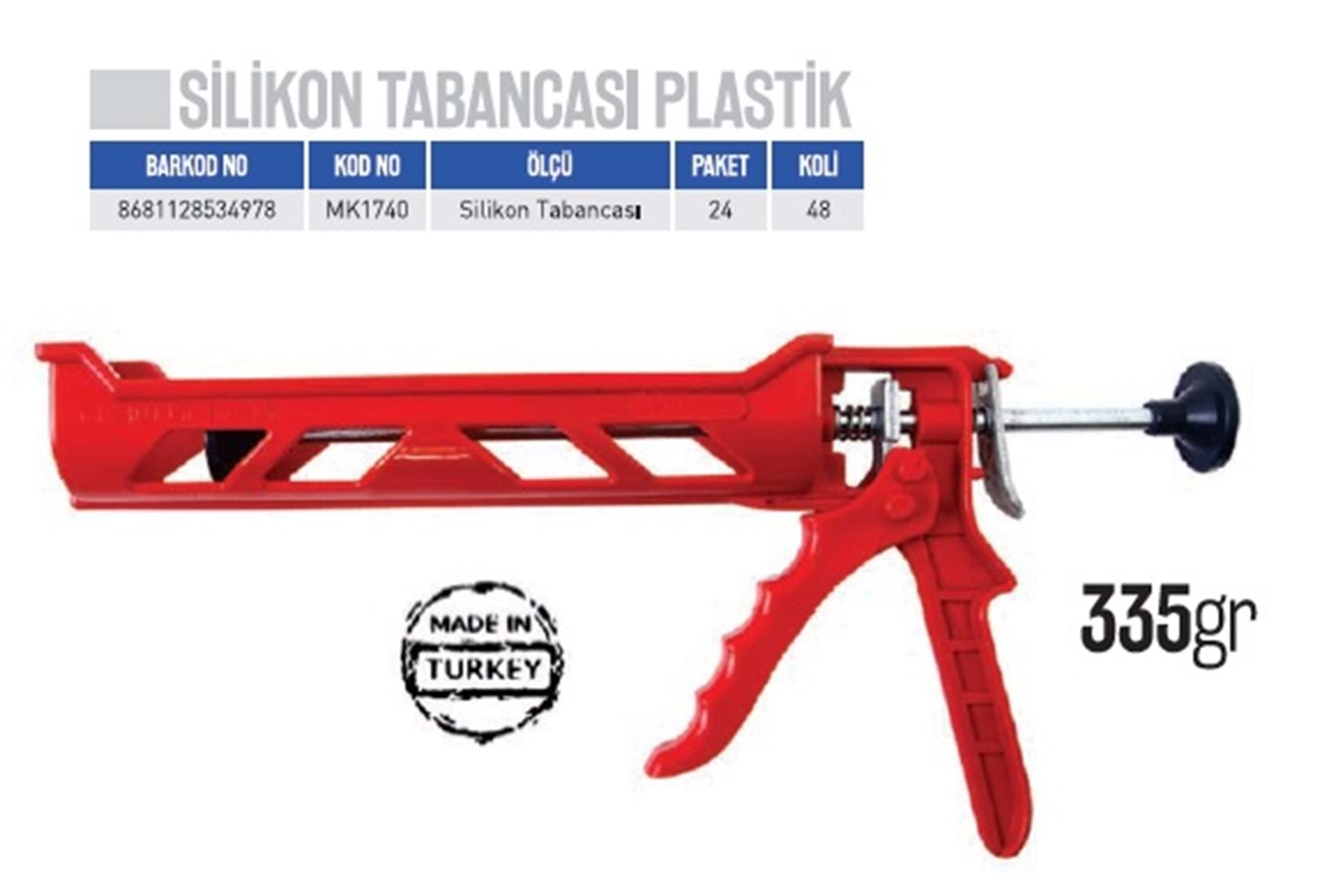 Silikon Tabancası Plastik Ekonomik