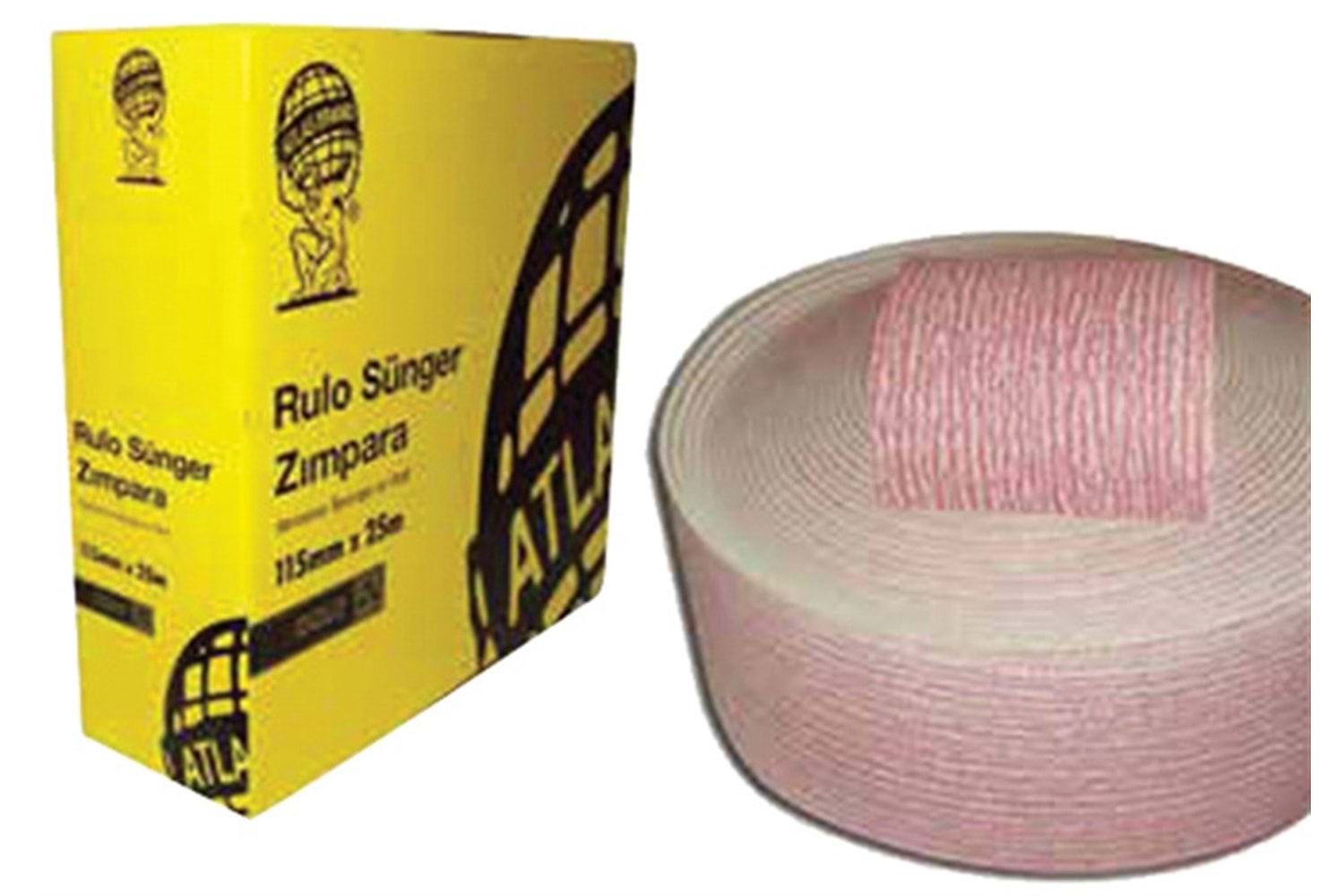 Atlas Sünger Rulo Zımpara 120 Kum Gold