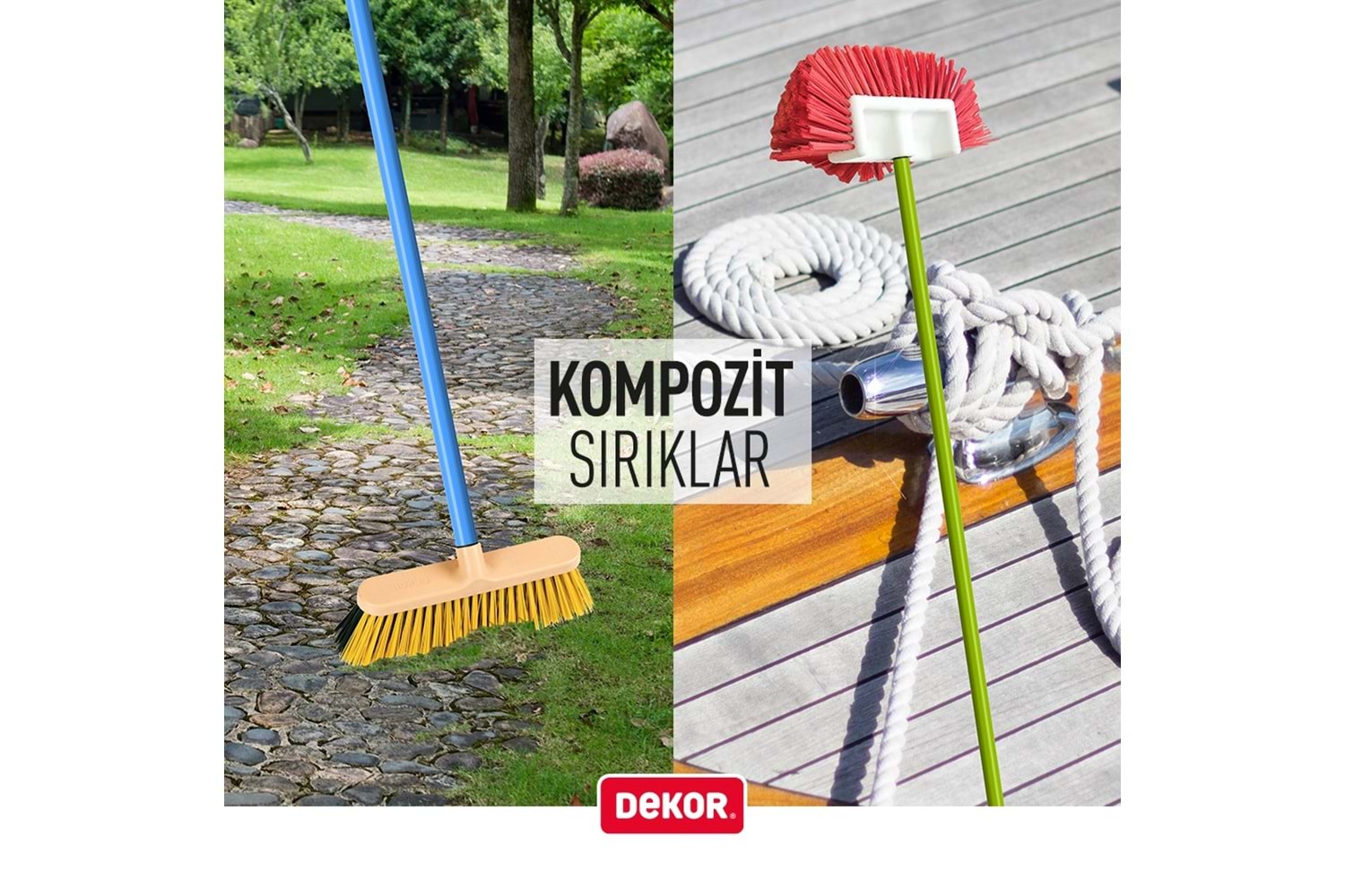 Dekor 4 MT Alüminyum Hafif 3 Kademe Ayarlı Sırık 1296