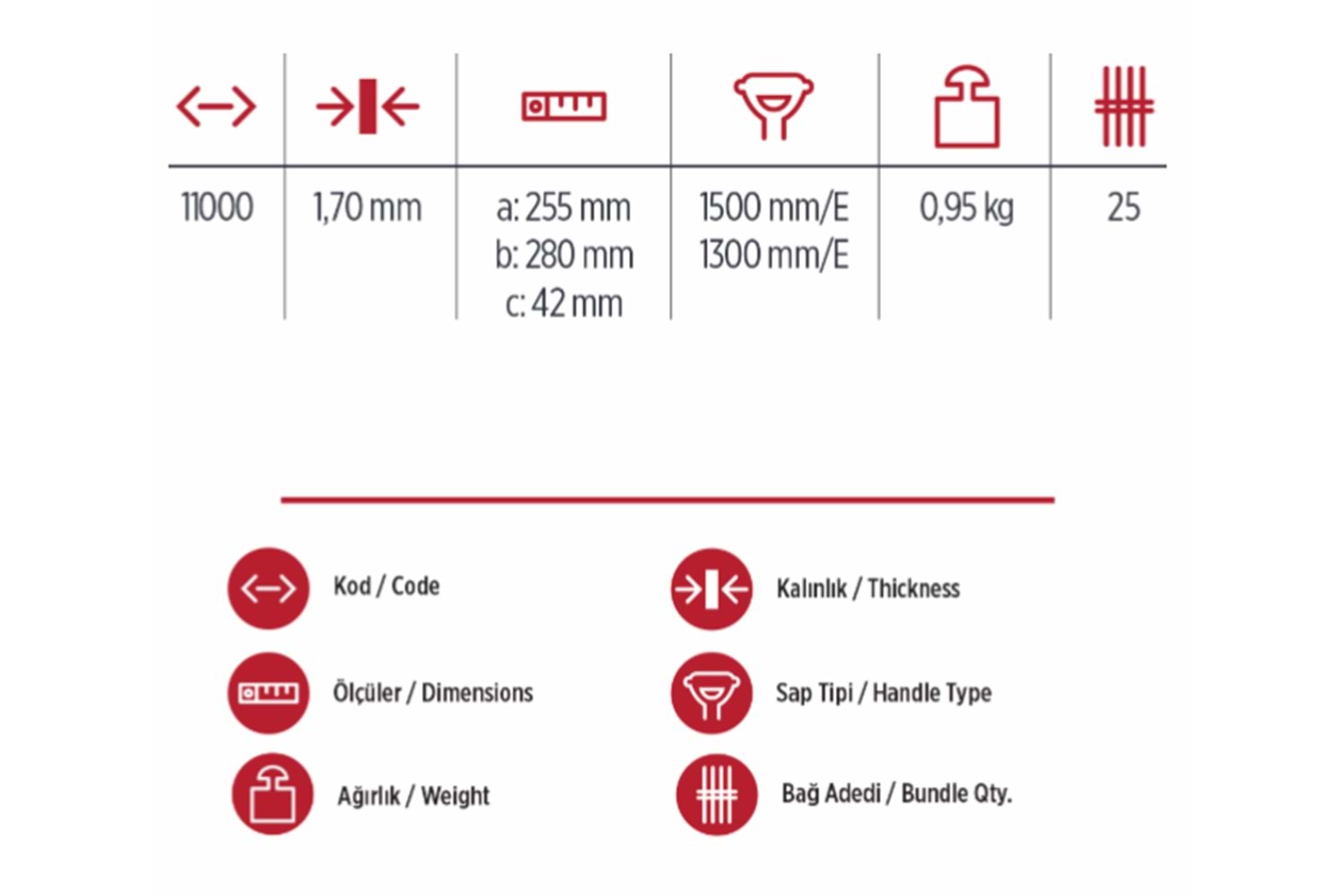 Yaparlar 4160 İnşaat Küreği 11000