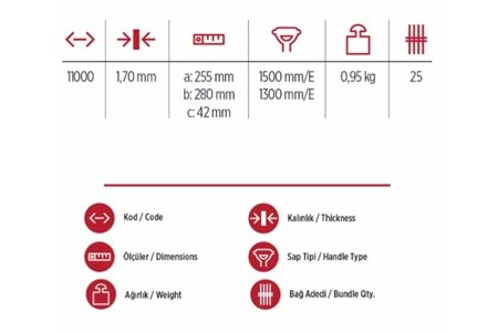 Yaparlar 4160 İnşaat Küreği 11000