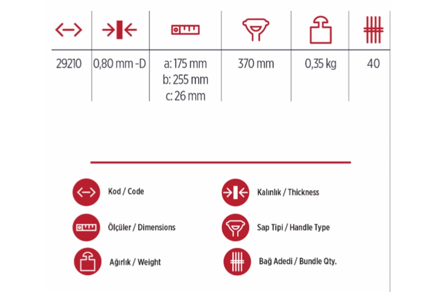 Yaparlar 1250 Kömür Küreği 29210