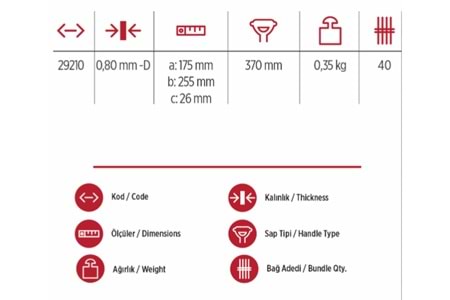 Yaparlar 1250 Kömür Küreği 29210